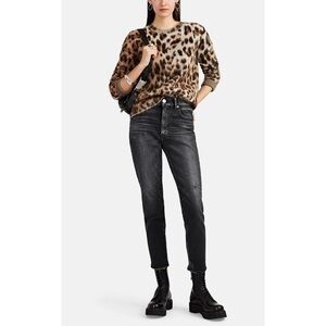 Moussy VINTAGE Velma Black-wash Distressed Skinny Jeans In Light Black 28